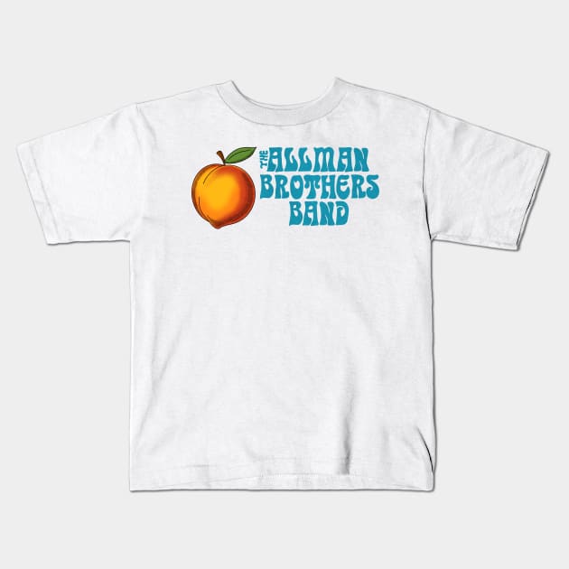 The Peach Kids T-Shirt by ogeraldinez